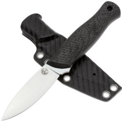 Нож 7 Ножей Колибри Гибрид конвекс сталь Elmax рукоять Carbon Fiber