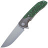 Нож Maxace Goliath 2.0 Spacer Edition Ti Bw cталь M390 bead blast рукоять Carbon Fiber Jungle wear