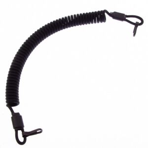 Страховочный шнур CORD с карабинами Black 
