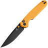 Нож Bestechman Velix black PVD сталь 14C28N рукоять Yellow G10 (BMK07E)
