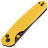 Нож Bestechman Velix black PVD сталь 14C28N рукоять Yellow G10 (BMK07E)