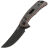 Нож Reate PL-7 black PVD сталь Nitro-V рукоять Red/Black Micarta