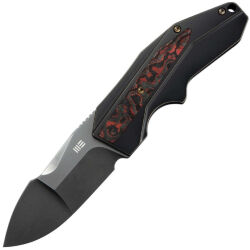 Нож WE Knife Coral polished gray сталь CPM-20CV рукоять Bronze/Black Ti/Lava Flow FatCarbon