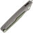 Нож CIVIVI Shawka satin сталь 14C28N рукоять Gray/Green Aluminum (C22029B-3)