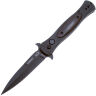 Нож Viking Nordway Hornet Black сталь AUS-8 рукоять сталь/дерево (K542B)