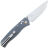 Нож SRM Medal satin сталь 10Cr15CoMoV рукоять Bluish Grey G10 (255L-GK)