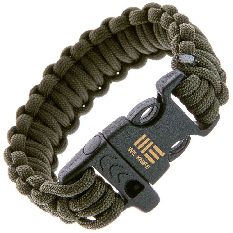 Браслет We knife Survival Paracord Bracelet OD Green