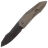 Нож WE Knife Solid blackwash сталь CPM-20CV рукоять Bronze Titanium (WE22028-3)