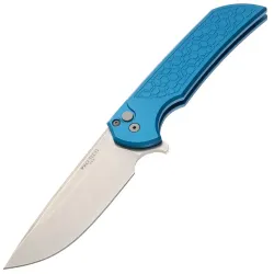 Нож Pro-Tech Mordax stonewash сталь MagnaCut рукоять Gridlock Blue Aluminium (MX105-Blue GRIDLOCK)