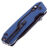 Нож SRM Rubik Black сталь D2 рукоять Blue/Black G10 (7228-GI)