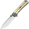 Нож Maxace Peregrine III cталь ZDP-189 рукоять Bronze Titanium/Mokume
