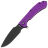 Нож Daggerr Fielder DL blackwash сталь 8Cr14MoV рукоять Purple FRN