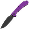 Нож Daggerr Fielder DL blackwash сталь 8Cr14MoV рукоять Purple FRN