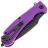 Нож Daggerr Fielder DL blackwash сталь 8Cr14MoV рукоять Purple FRN