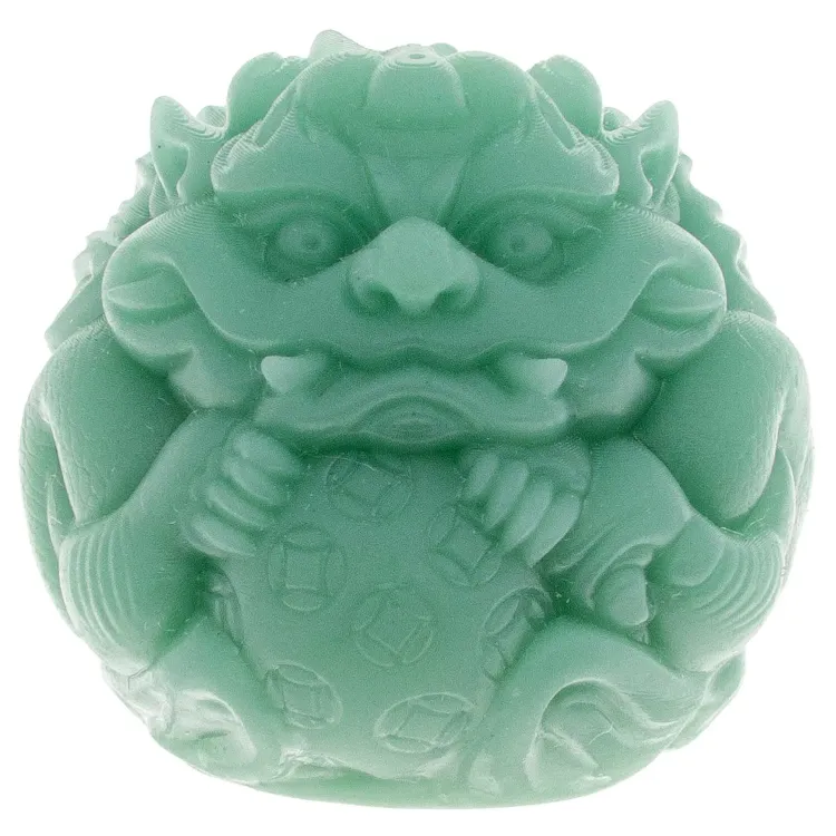 Бусина темлячная Knife to meet you Clion нефрит (полимер)