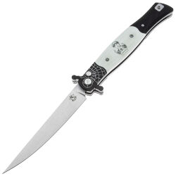 Нож Steelclaw Бандит-01 сталь D2 рукоять Black/White G10
