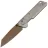 Нож Vosteed Parallel copper dune сталь 154CM рукоять Circuit Titanium
