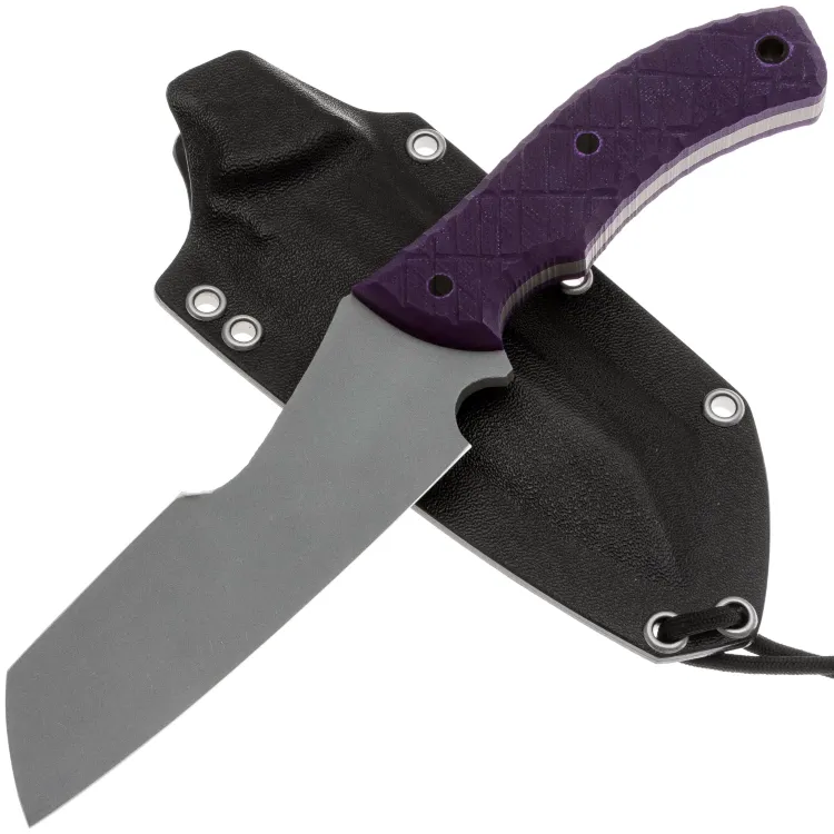 Нож Волчий Век Карачун сталь 95Х18 WA рукоять Violet G10