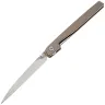Нож CJRB Lanky сталь AR-RPM9 рукоять Champagne Aluminum