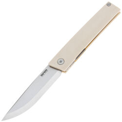 Нож SRM 401L-GT satin/stonewash сталь 10Cr15CoMoV рукоять White G10