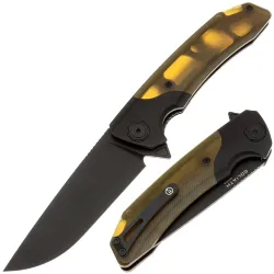 [Без номера] Нож Maxace Goliath 2.0 Limited Edition PVD cталь M390 рукоять Ultem/PVD Ti