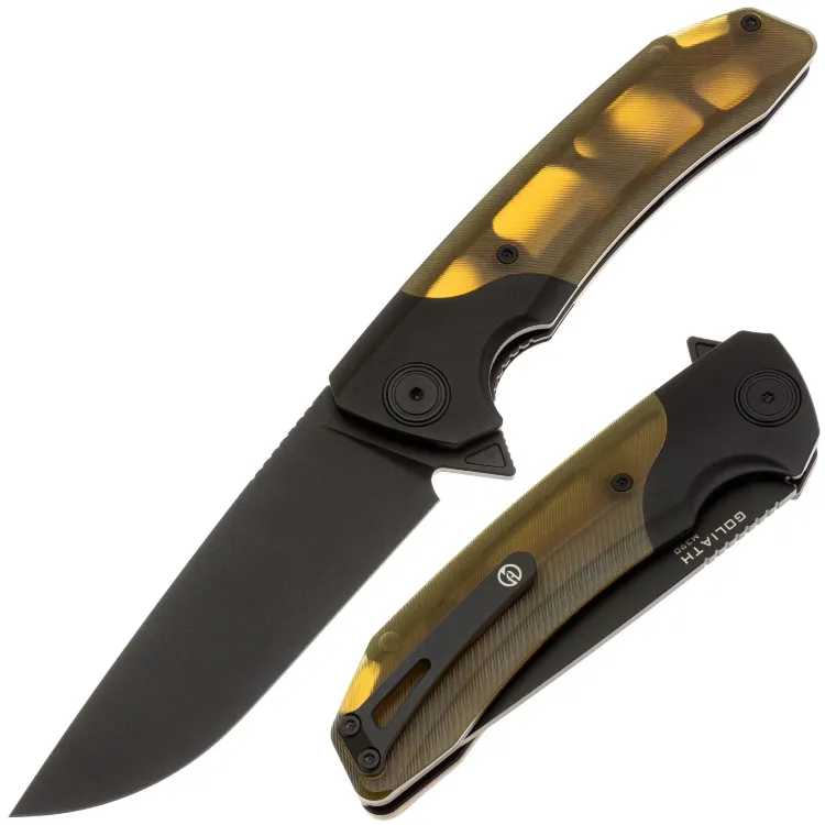 [Без номера] Нож Maxace Goliath 2.0 Limited Edition PVD cталь M390 рукоять Ultem/PVD Ti