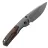 Нож Vosteed Psyop 299 stonewash сталь S35VN рукоять Ti/Sand Ironwood