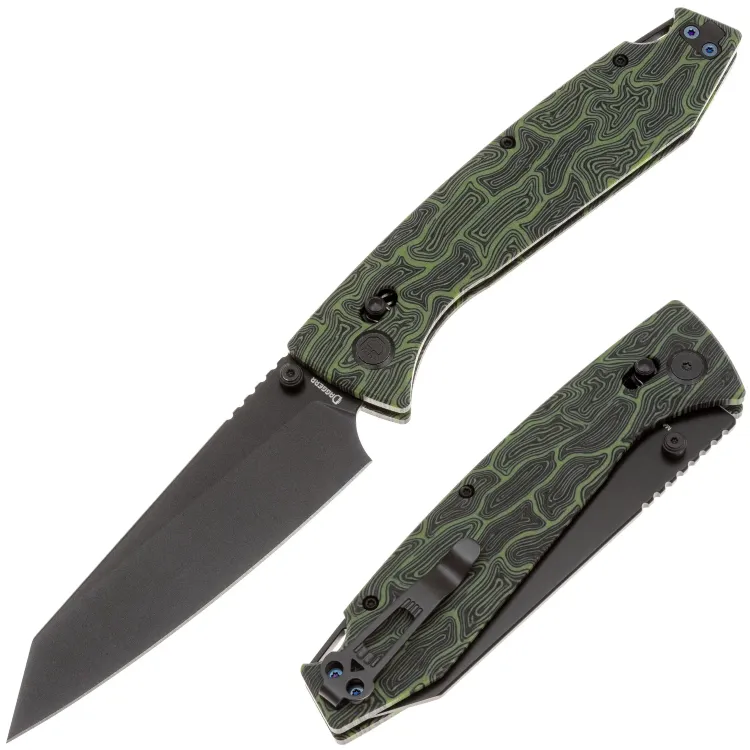 Нож Daggerr Alligator TS PVD сталь Magnacut рукоять Black/Green G-Mascus