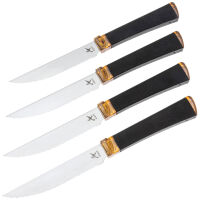 Набор кухонных ножей Ontario Agilite 4 Piece Steak Set сталь 14C28N рукоять Kraton (2565)