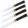 Набор кухонных ножей Ontario Agilite 4 Piece Steak Set сталь 14C28N рукоять Kraton (2565)