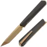 Нож Remette ELIGO gold сталь M390 рукоять Black Titanium