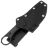 Нож Kansept Niko black сталь D2 рукоять Twill Carbon Fiber