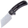 Нож Petrified Fish Eddy сталь Damascus рукоять Black/White G-Mascus