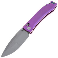 Нож Daggerr Nightmare X-lock Beadblasted сталь M390 рукоять Purple Titanium