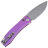Нож Daggerr Nightmare X-lock Beadblasted сталь M390 рукоять Purple Titanium