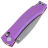 Нож Daggerr Nightmare X-lock Beadblasted сталь M390 рукоять Purple Titanium