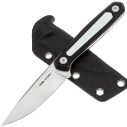 Нож Real Steel Dex satin сталь K110 рукоять Black/White G10 (3501BW)