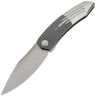 Нож WE Knife Sine Wave stonewash сталь M390 рукоять Gray rubbed/satin Titanium (WE23069B-2)