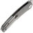 Нож WE Knife Sine Wave stonewash сталь M390 рукоять Gray rubbed/satin Titanium (WE23069B-2)