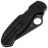 Нож Spyderco Para 3 LTW DLC сталь CTS-BD1N рукоять Black FRN (C223PBBK)