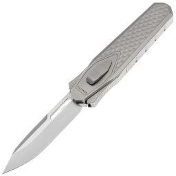Нож Remette Swordfish Tanto сталь M390 рукоять Sandblast Titanium/Toxic CF (ZL101B2)