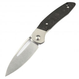 Нож Artisan Cutlery Tylos сталь S35VN рукоять Marble Carbon Fiber