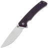 Нож CIVIVI Merit satin сталь 14C28N рукоять Purple Canvas Micarta (C24012-3)