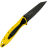 Нож Kershaw Leek Blackwash сталь S30V рукоять Yellow Aluminium (1660YLBW)