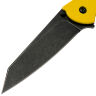 Нож Kershaw Leek Blackwash сталь S30V рукоять Yellow Aluminium (1660YLBW)