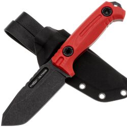 Нож N.C. Custom Ultras Blackwash сталь D2 рукоять Red G10