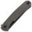 Нож Sencut Scitus blackwash сталь D2 рукоять Dark Green Canvas Micarta (S21042-3)