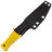 Нож 7 Ножей Колибри Гибрид серрейтор сталь N690 рукоять Yellow G10