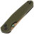 Нож Bestechman Velix gold PVD сталь 14C28N рукоять Green G10 (BMK07G)
