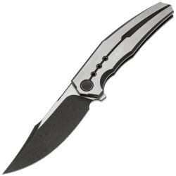Нож WE Knife Kyklos blackwash сталь M390 рукоять Satin/Black Titanium (WE23086-3)
